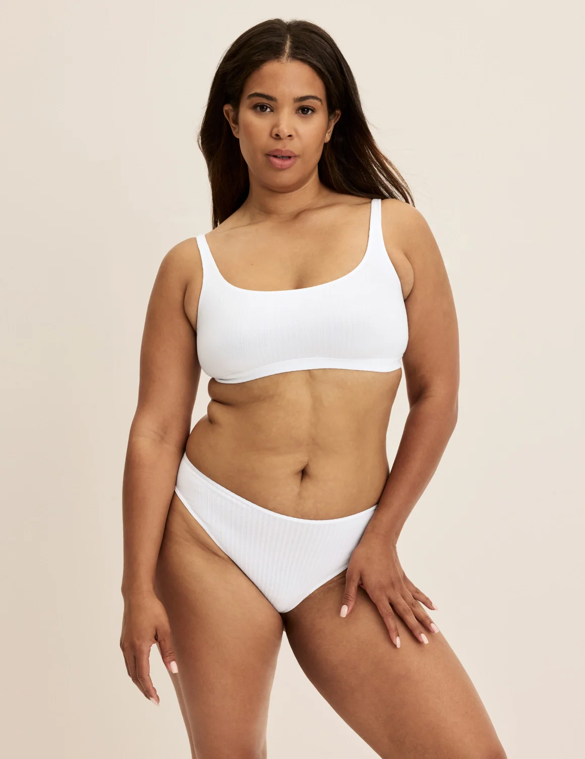 Cotton Rib Thong - Image 12