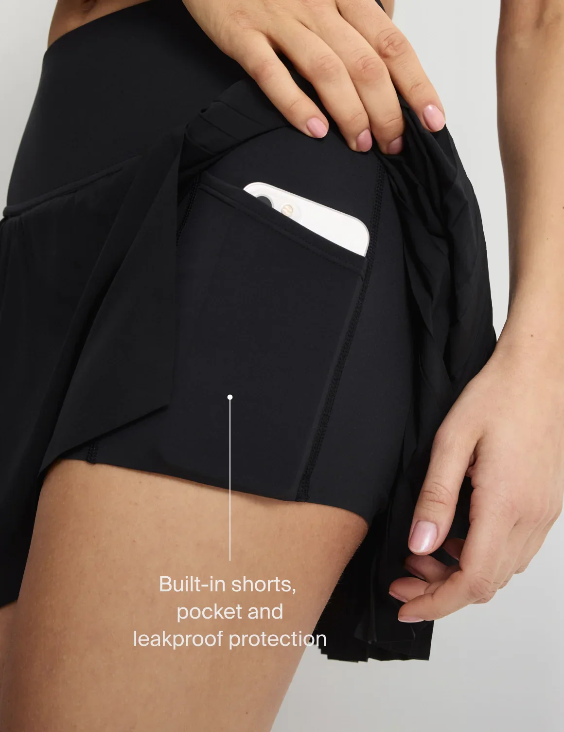 Crosscourt Pleated Skort - Image 12