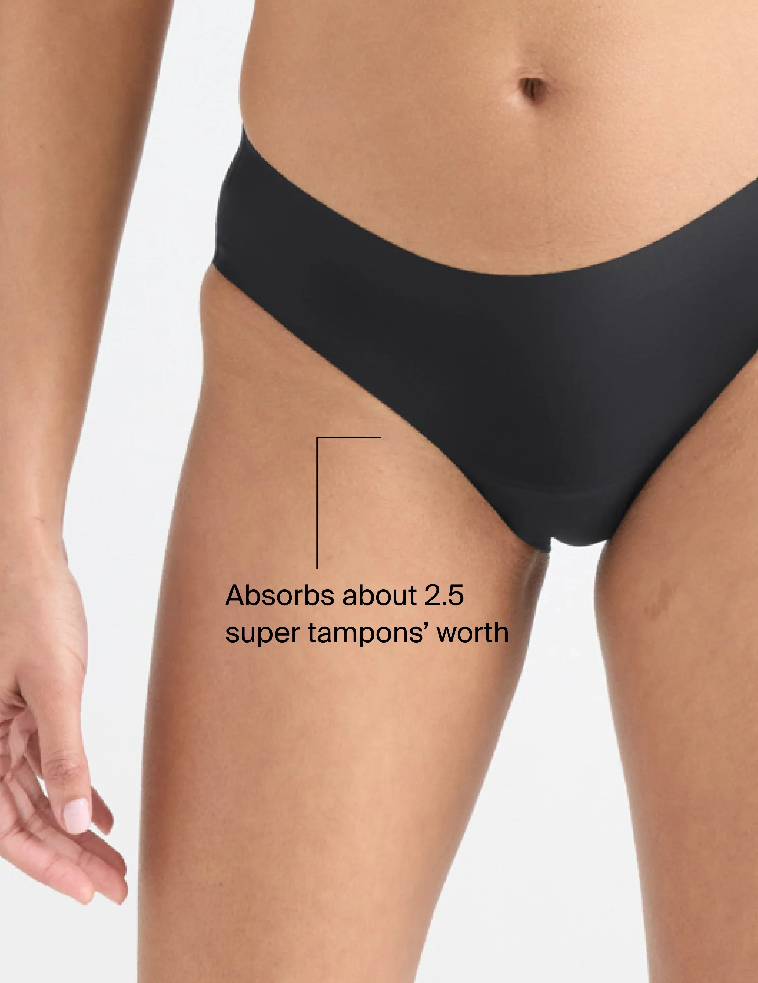 Leakproof UltraThin No-Show Bikini - Image 83