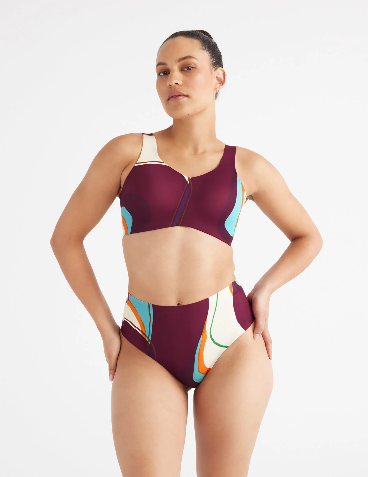 Light Leakproof No-Show High Rise Thong - Image 31