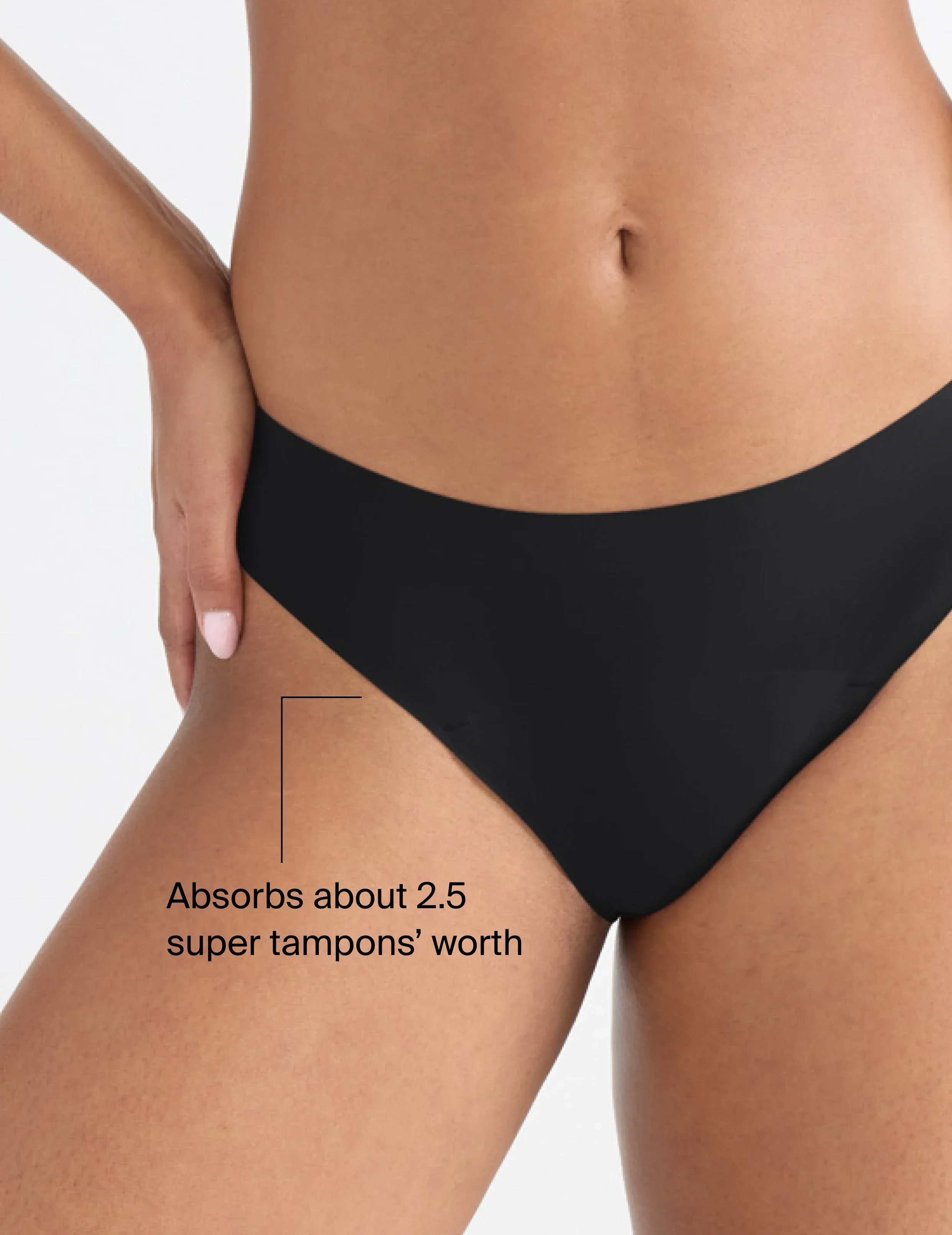 Light Leakproof UltraThin No-Show Thong - Image 61