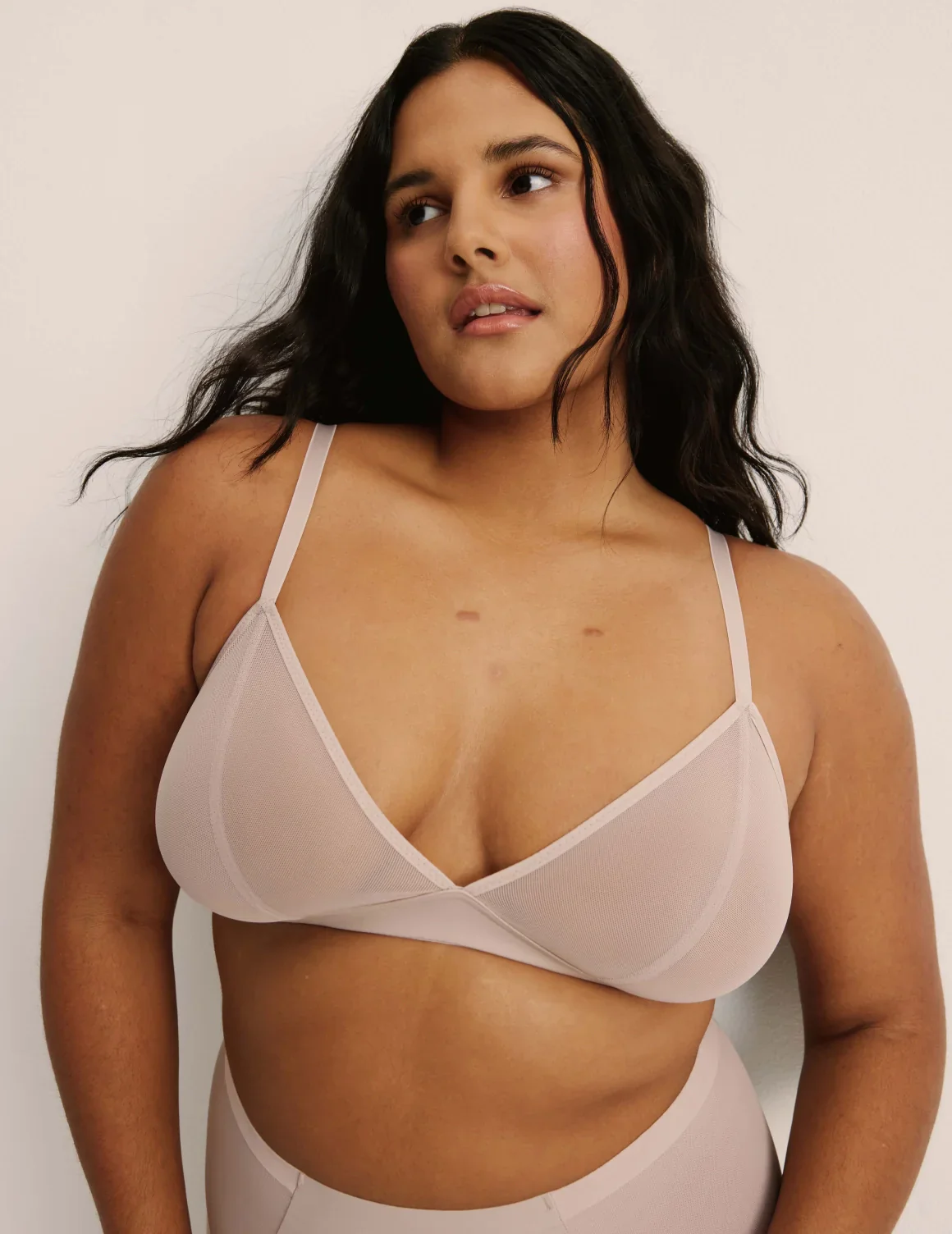 Mesh Deep V Bra - Image 36