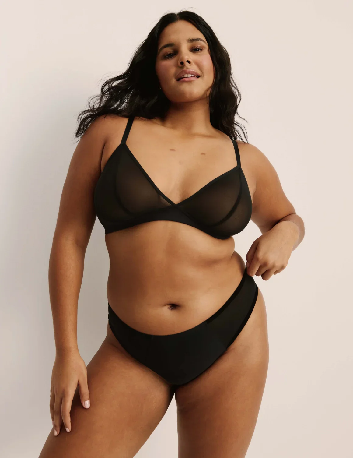 Mesh Deep V Bra - Image 38