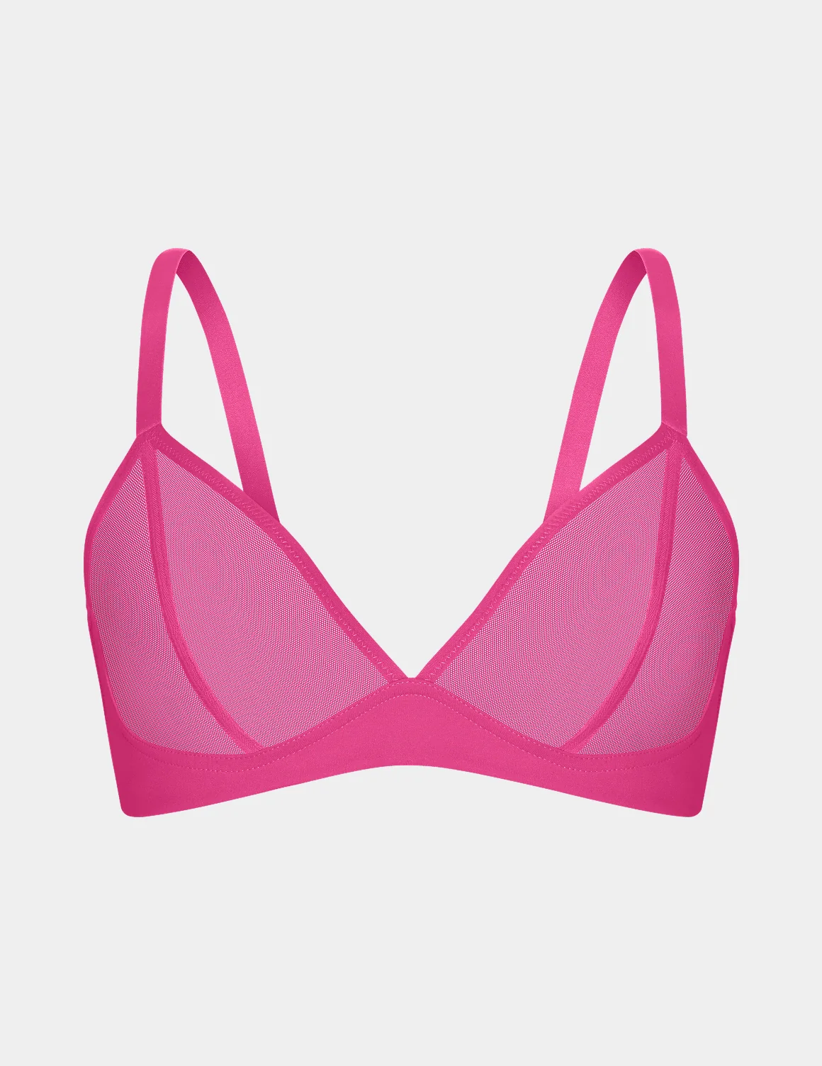 Mesh Deep V Bra - Image 56