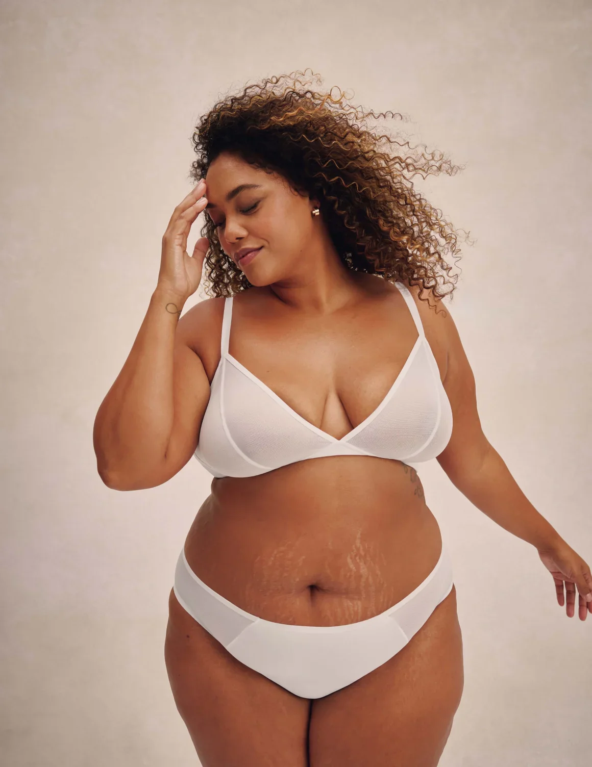 Mesh Deep V Bra - Image 6