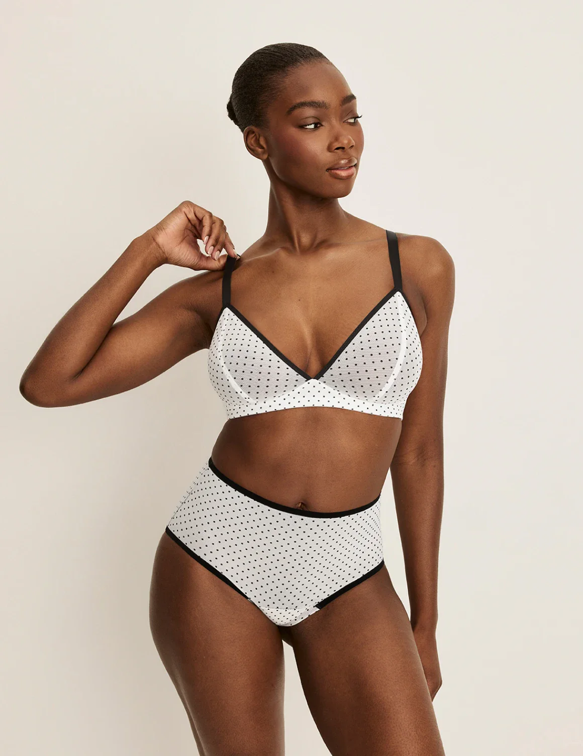 Mesh Deep V Bra - Image 62