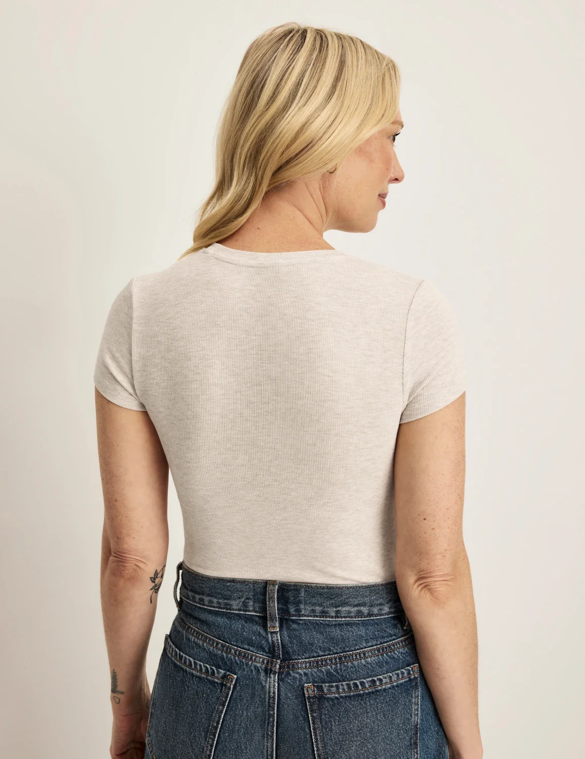 Modal Rib T-Shirt - Image 19