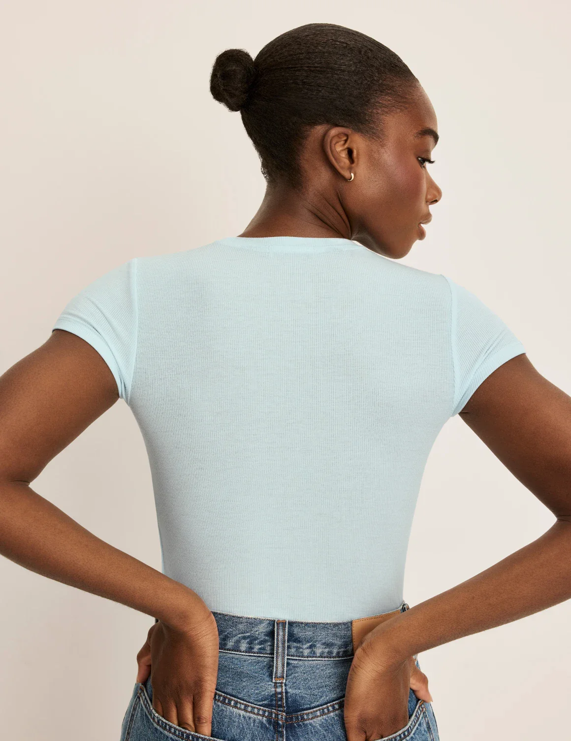 Modal Rib T-Shirt - Image 21