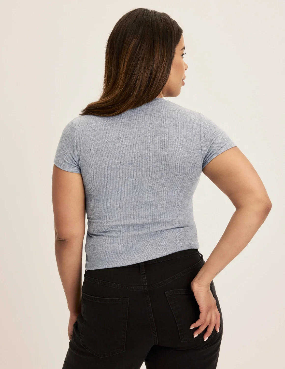 Modal Rib T-Shirt - Image 27