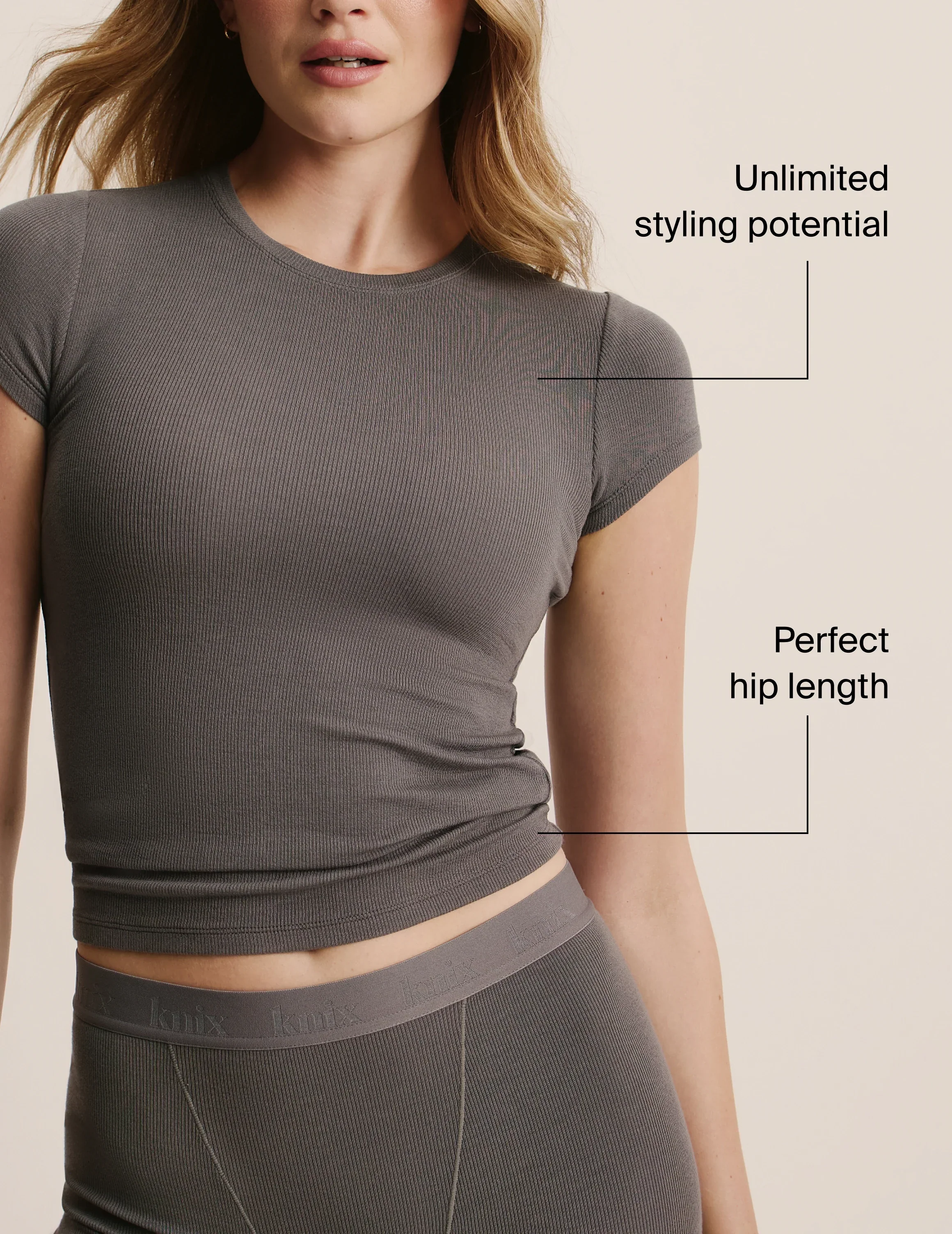 Modal Rib T-Shirt - Image 42