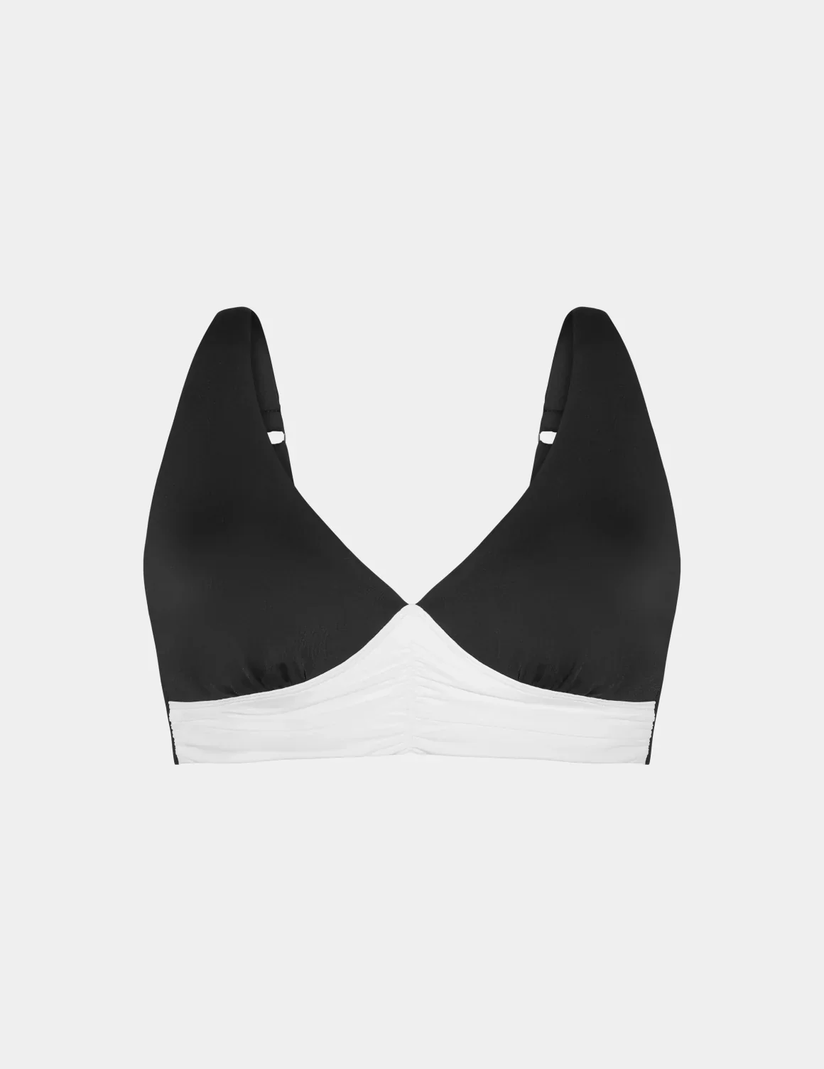 Ruched Deep V Bikini Top - Image 10