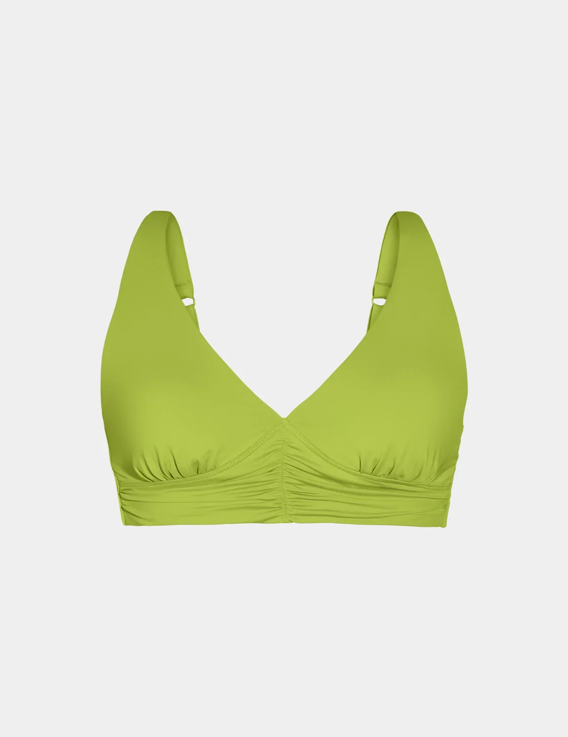 Ruched Deep V Bikini Top - Image 11
