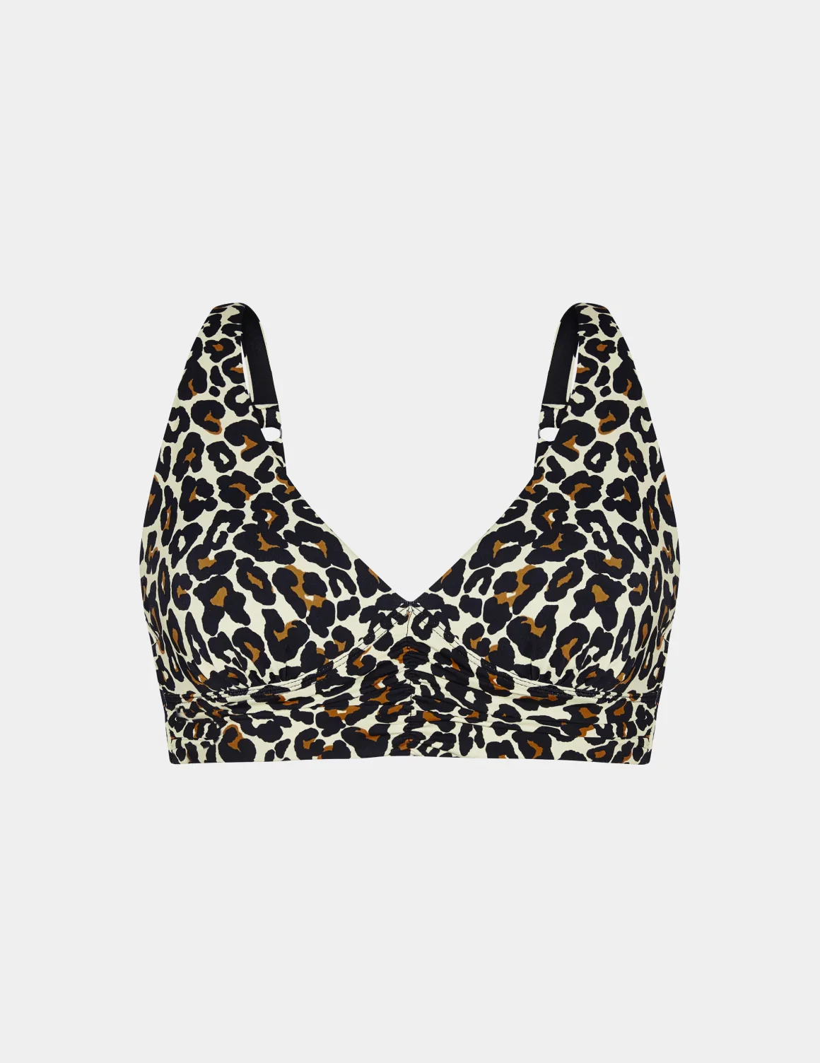 Ruched Deep V Bikini Top - Image 16