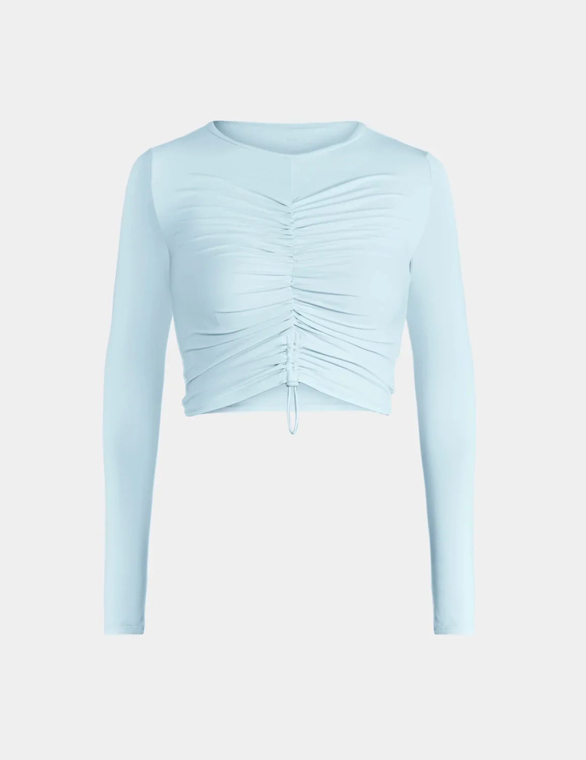 Ruched Long Sleeve Swim Top - Image 5