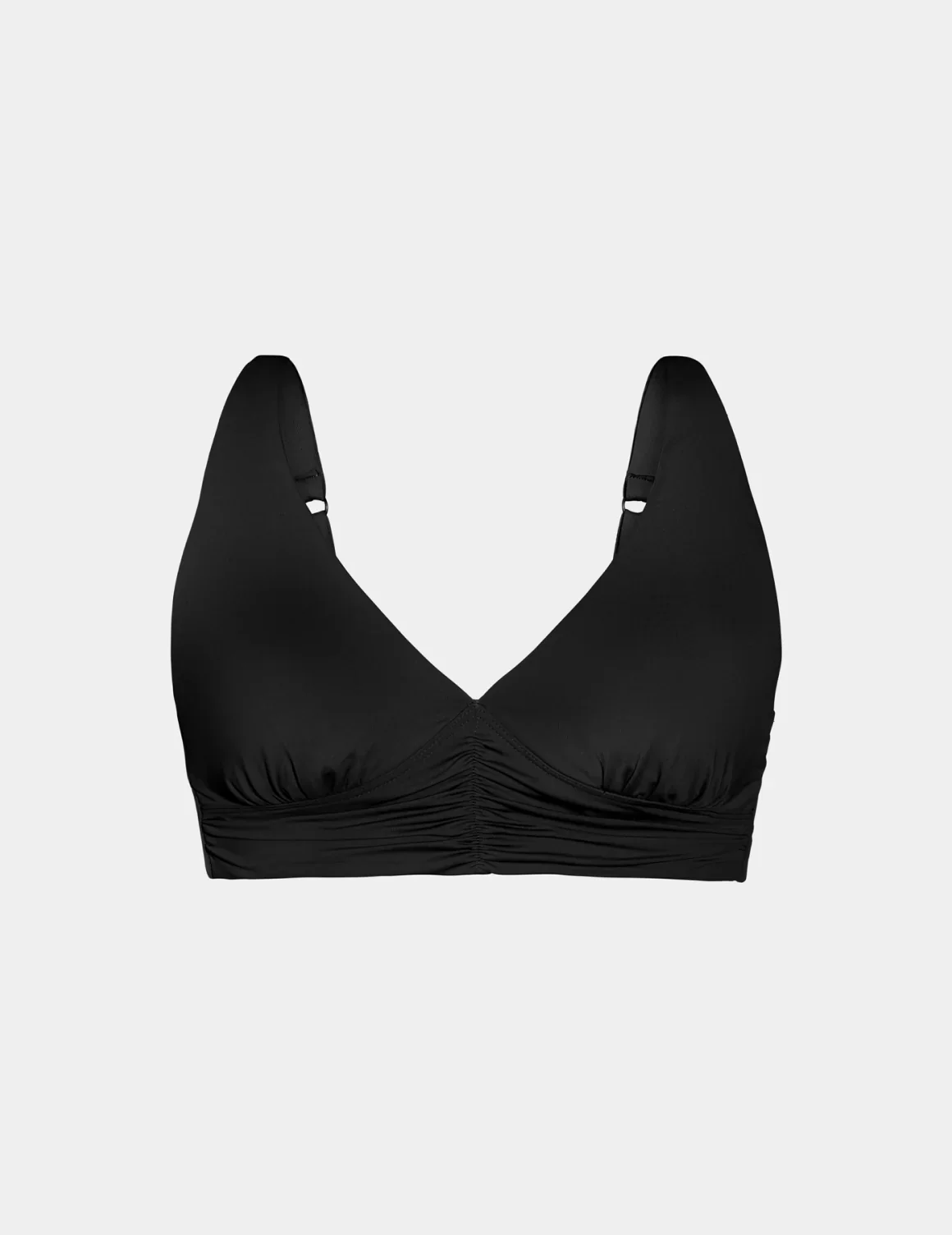 Ruched Deep V Bikini Top - Image 9