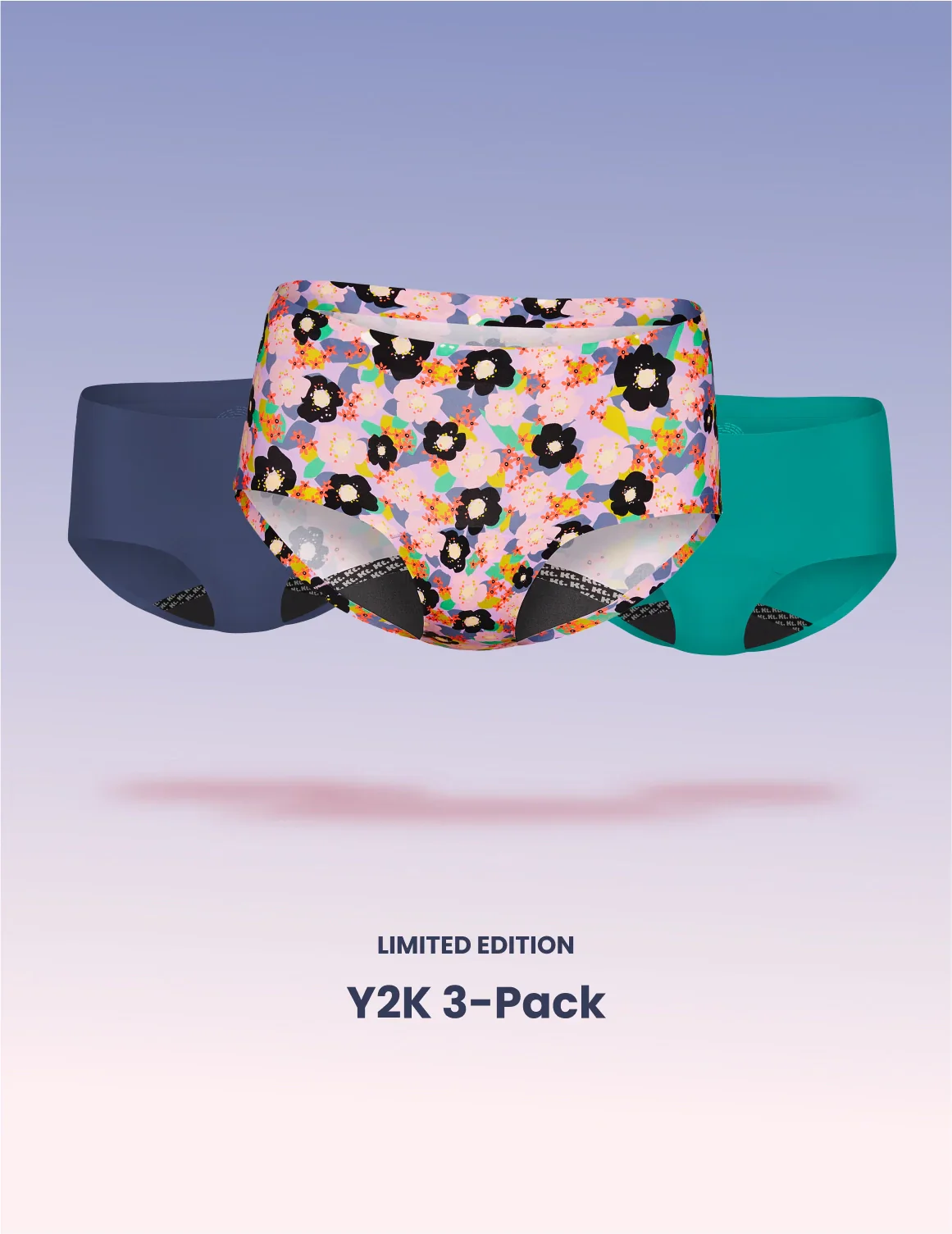 Teen Leakproof UltraThin No-Show Boyshort 3-Pack - Image 12