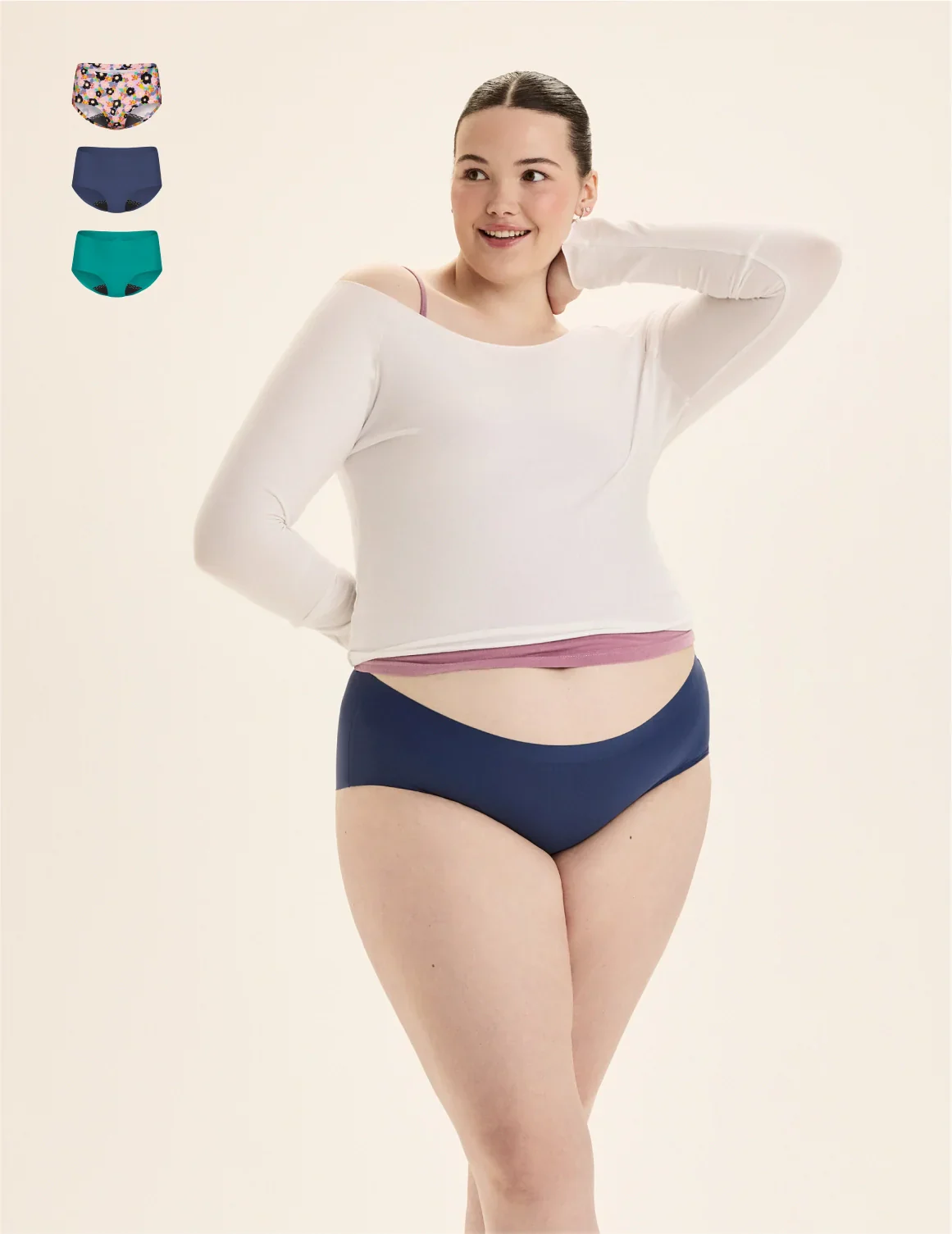 Teen Leakproof UltraThin No-Show Boyshort 3-Pack - Image 18