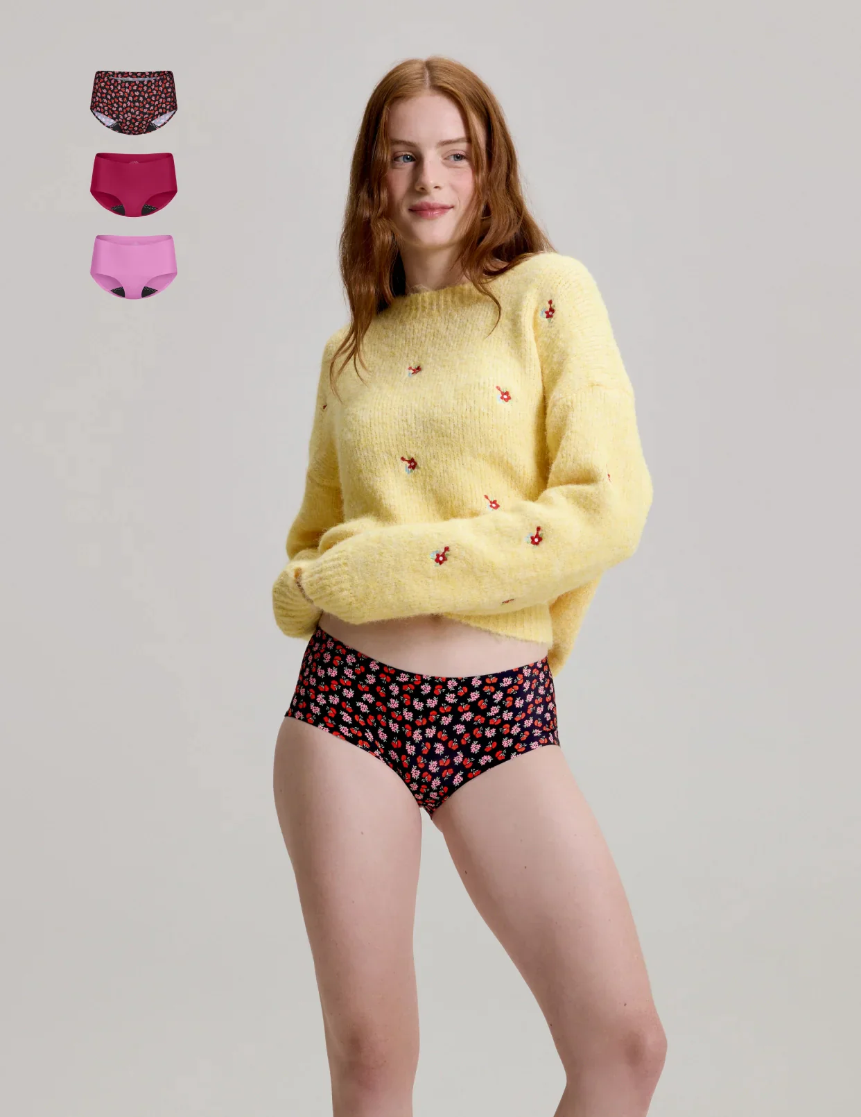 Teen Leakproof UltraThin No-Show Boyshort 3-Pack - Image 21