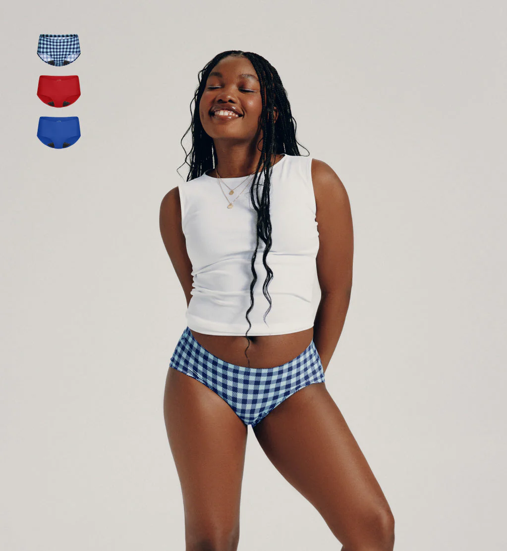 Teen Leakproof UltraThin No-Show Boyshort 3-Pack - Image 29