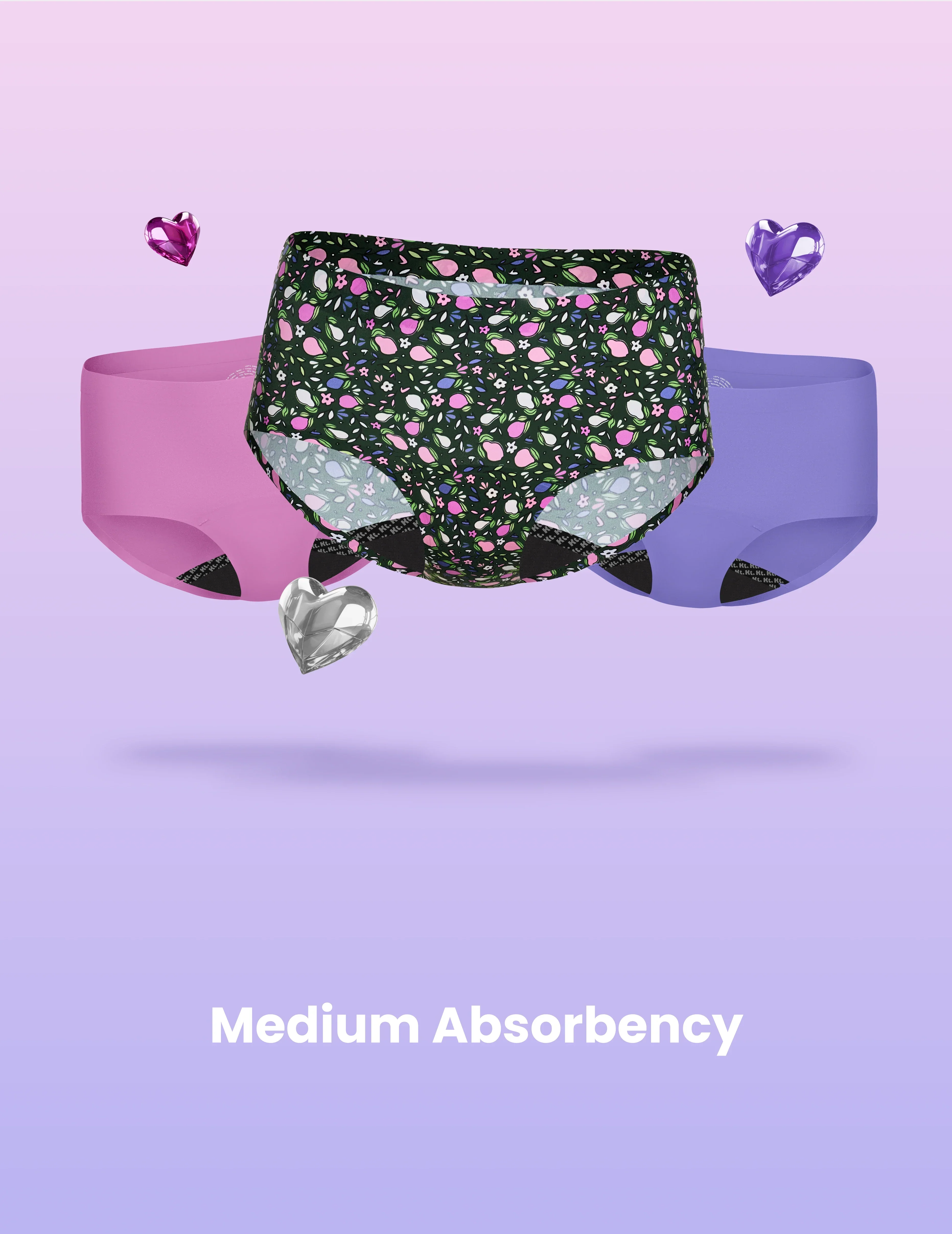 Teen Leakproof UltraThin No-Show Boyshort 3-Pack - Image 32