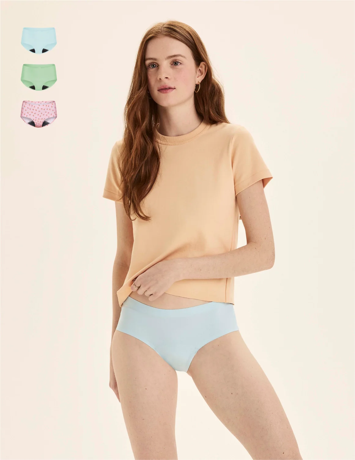 Teen Leakproof UltraThin No-Show Boyshort 3-Pack - Image 38