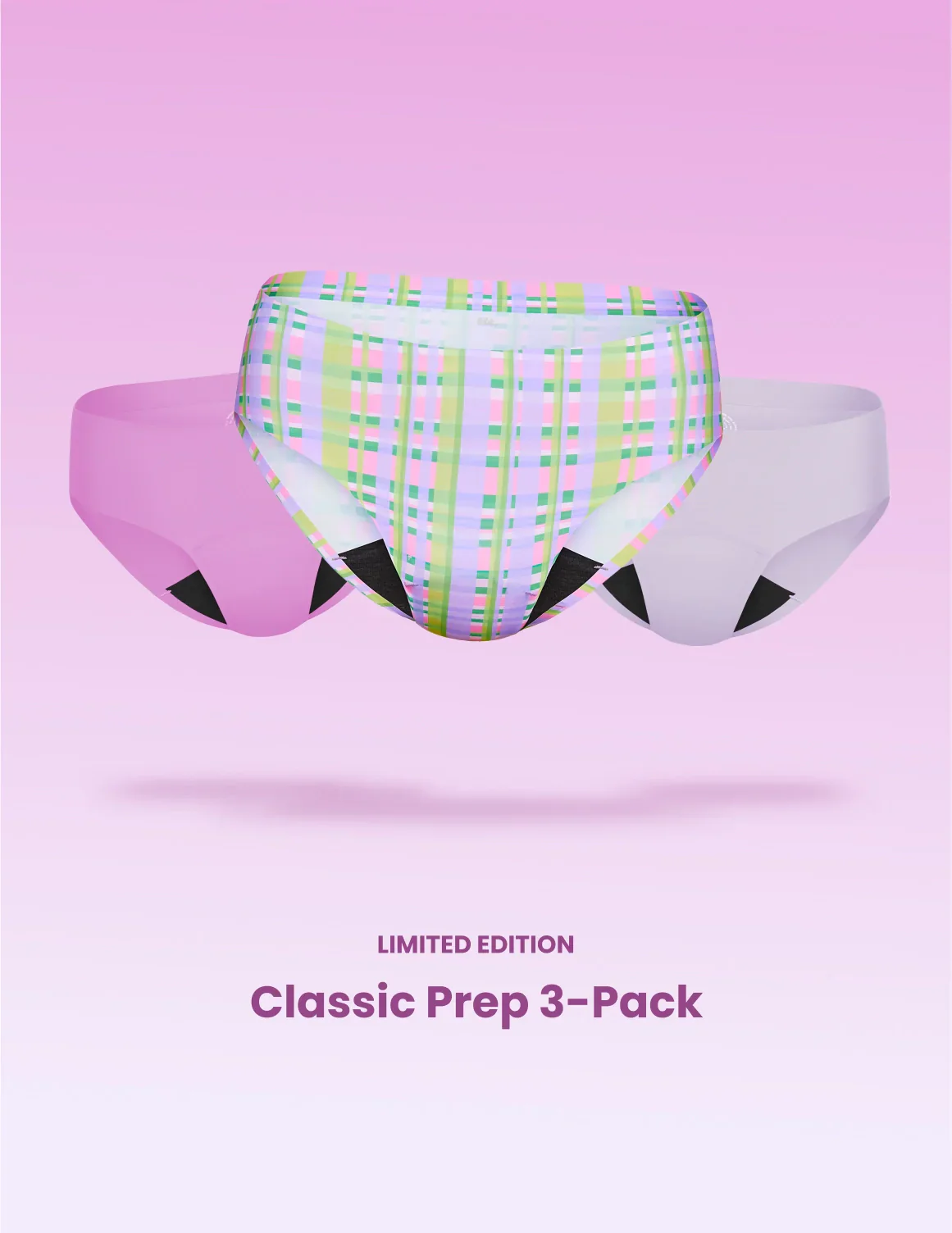 Teen Light Leakproof No-Show Bikini 3-Pack - Image 16