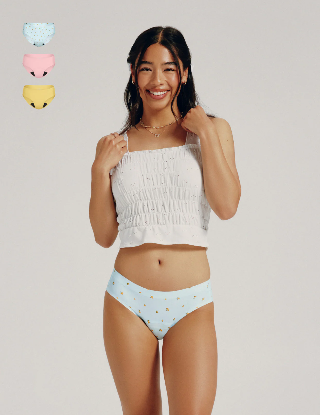 Teen Light Leakproof No-Show Bikini 3-Pack - Image 17