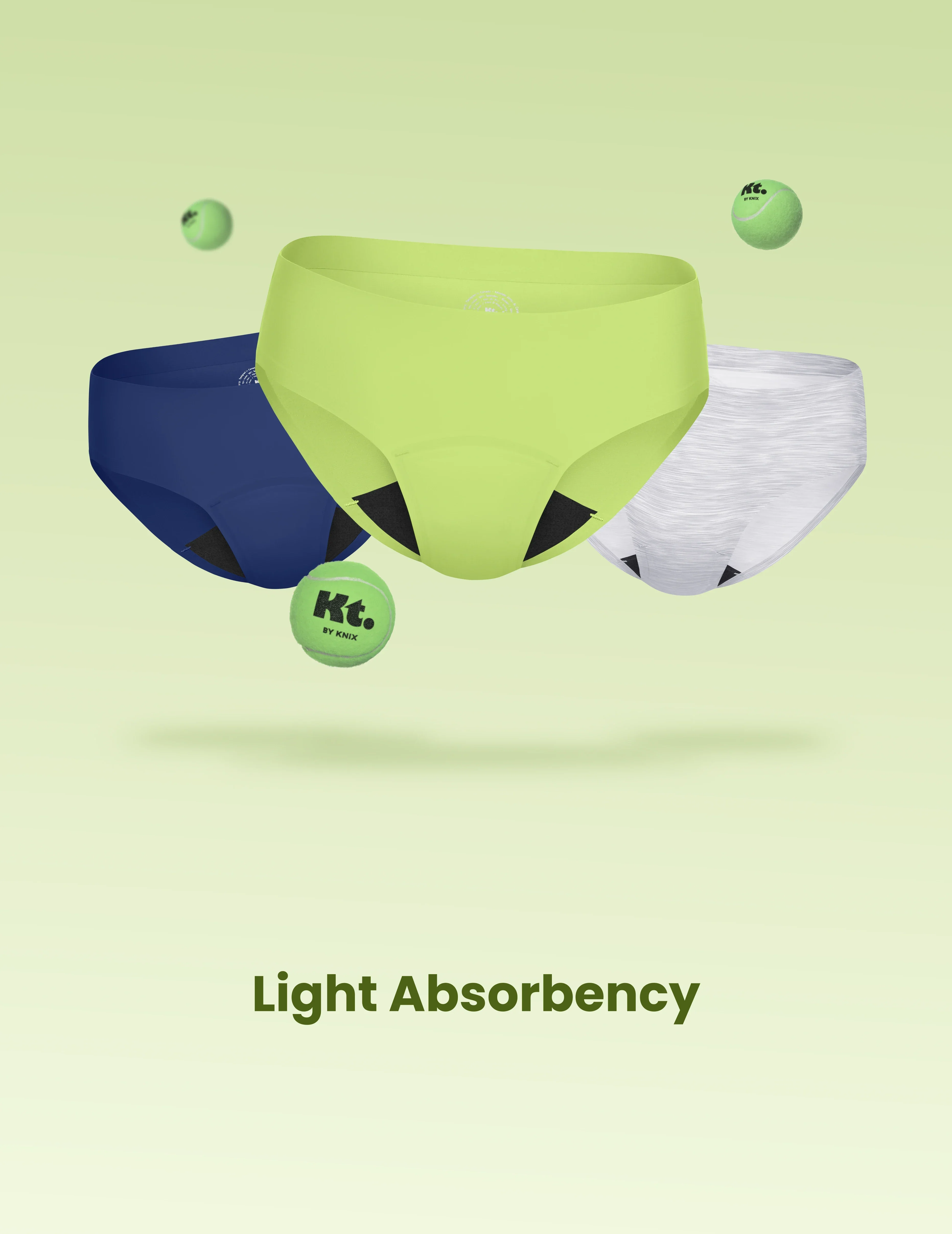 Teen Light Leakproof No-Show Bikini 3-Pack - Image 20