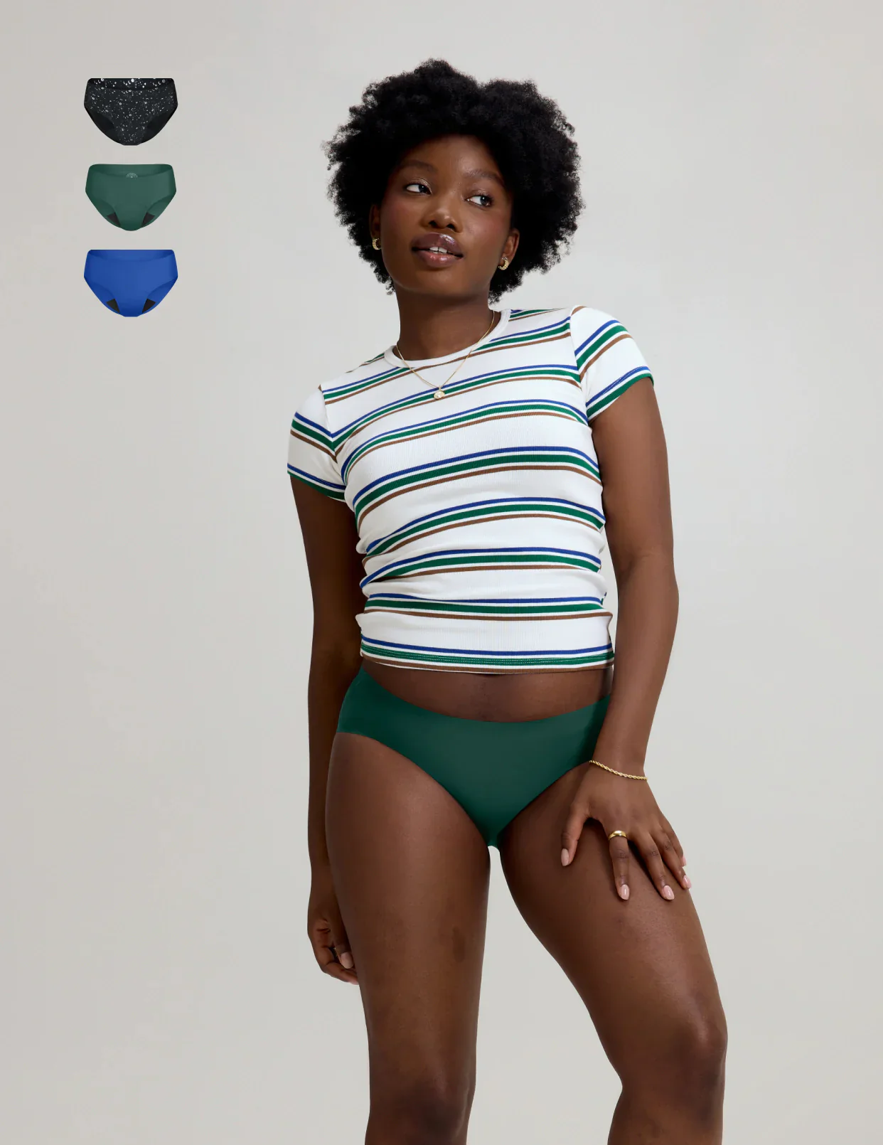 Teen Light Leakproof No-Show Bikini 3-Pack - Image 22