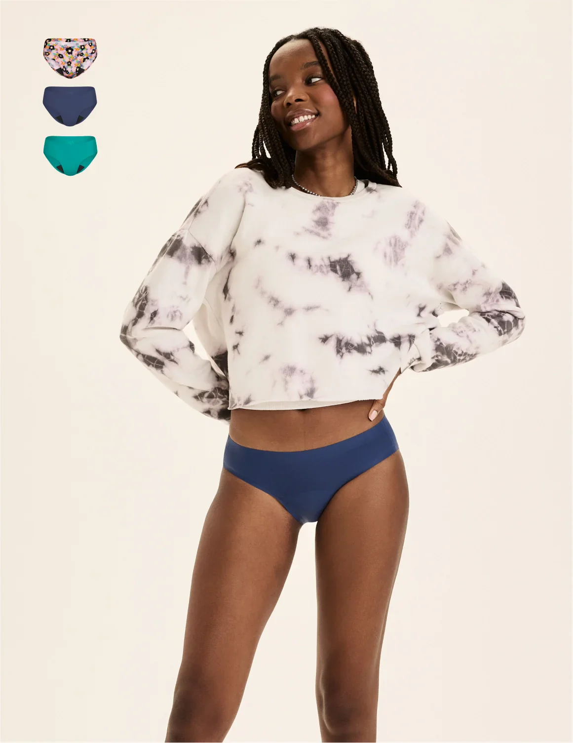 Teen Light Leakproof No-Show Bikini 3-Pack - Image 23