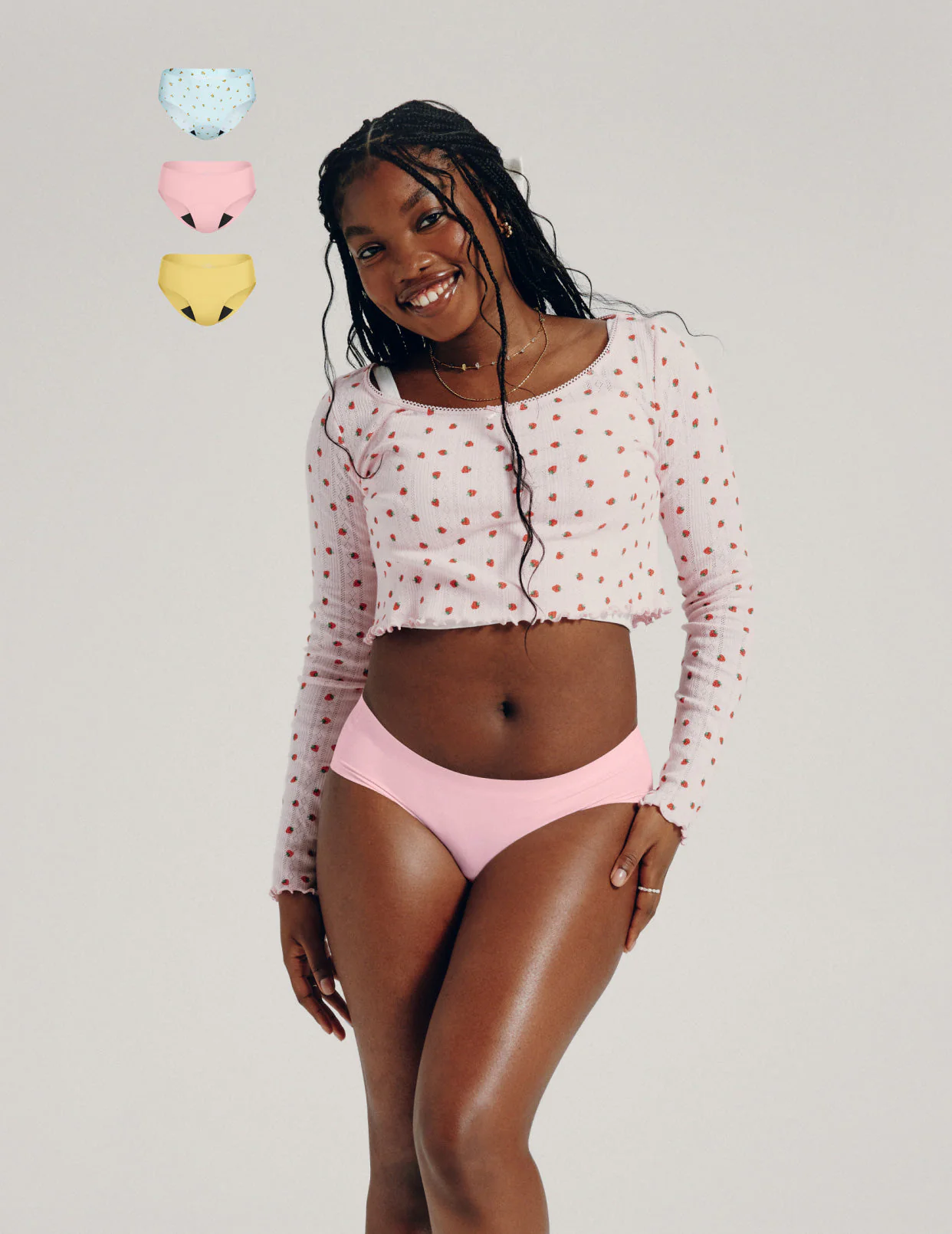 Teen Light Leakproof No-Show Bikini 3-Pack - Image 27