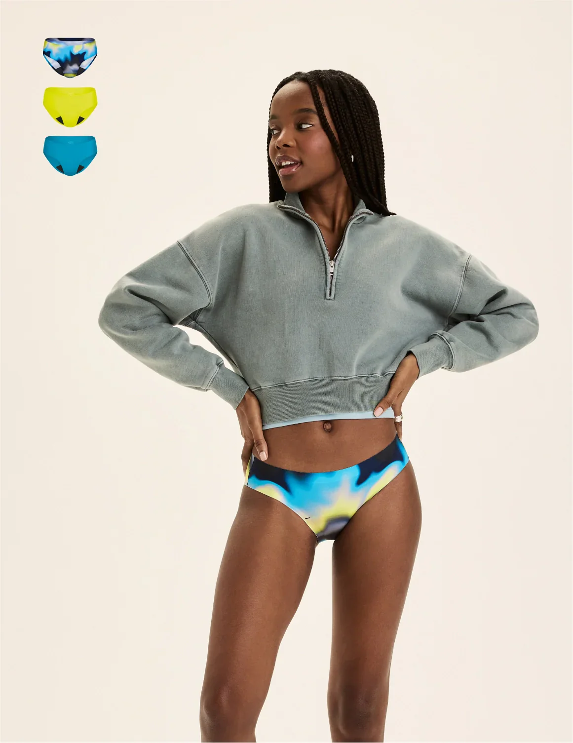 Teen Light Leakproof No-Show Bikini 3-Pack - Image 4