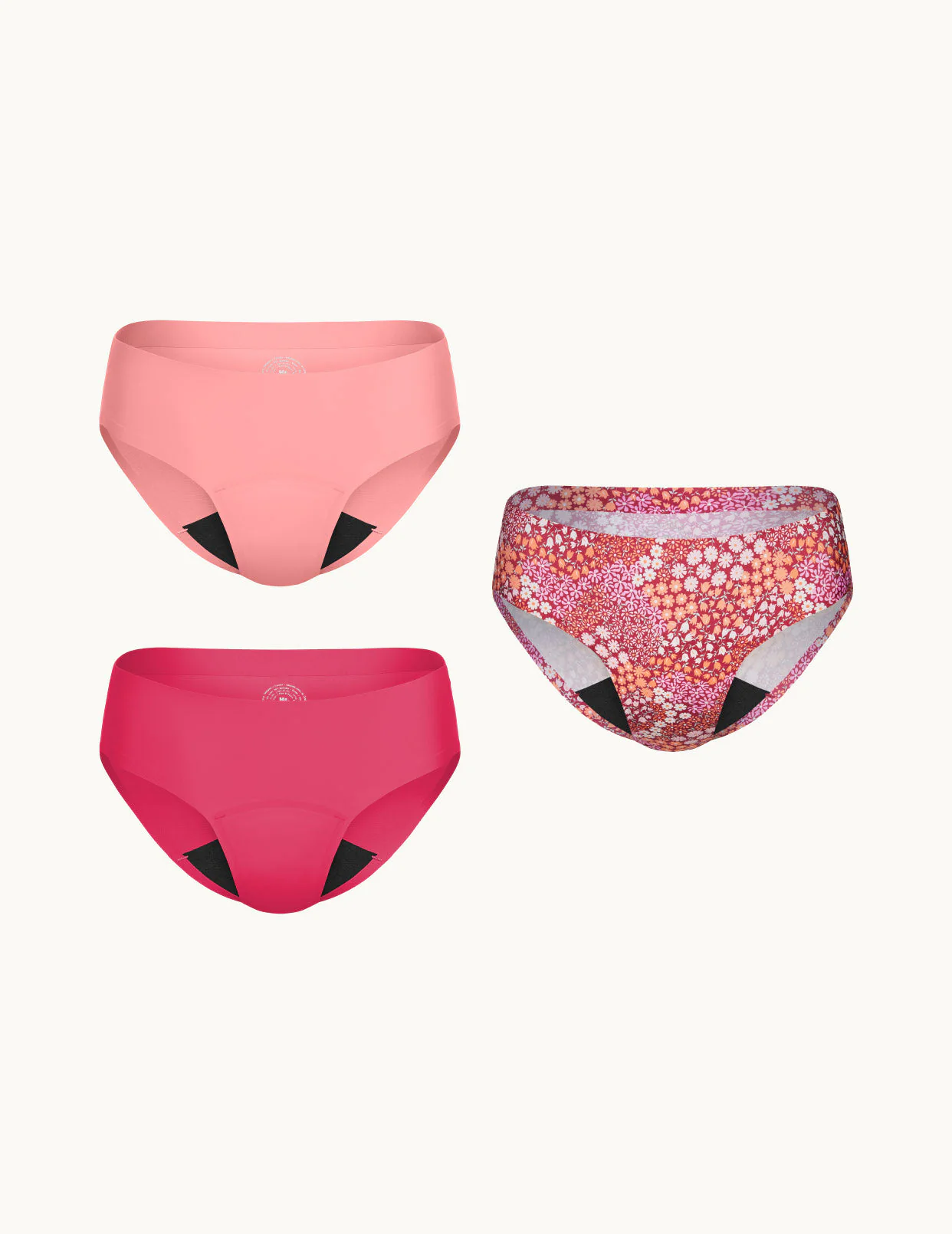 Teen Light Leakproof No-Show Bikini 3-Pack - Image 40