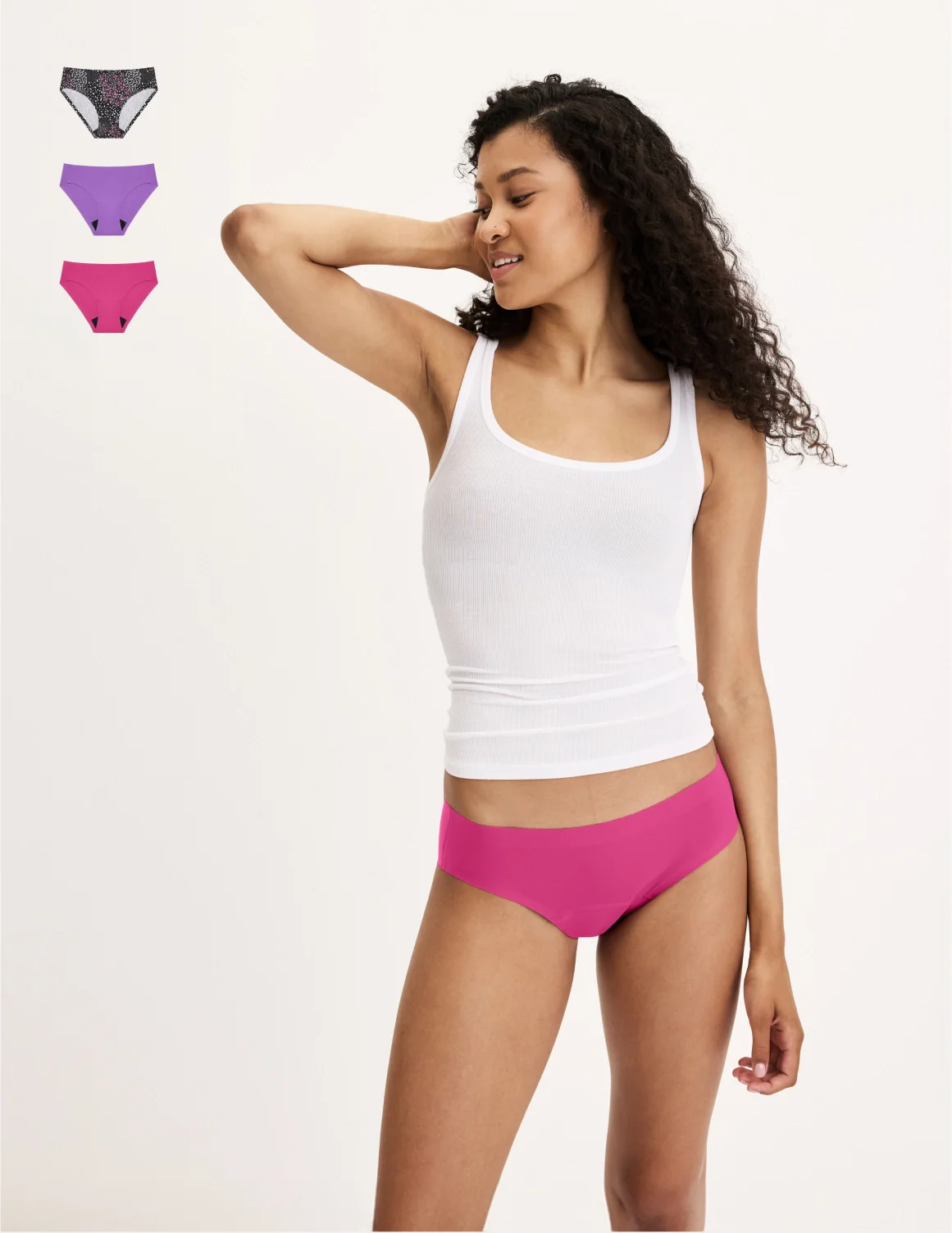 Teen Light Leakproof No-Show Bikini 3-Pack - Image 45