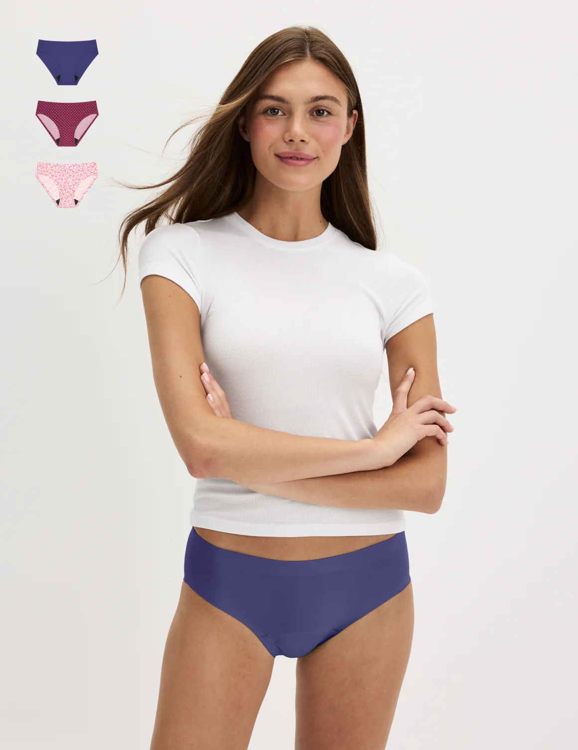 Teen Light Leakproof No-Show Bikini 3-Pack - Image 53