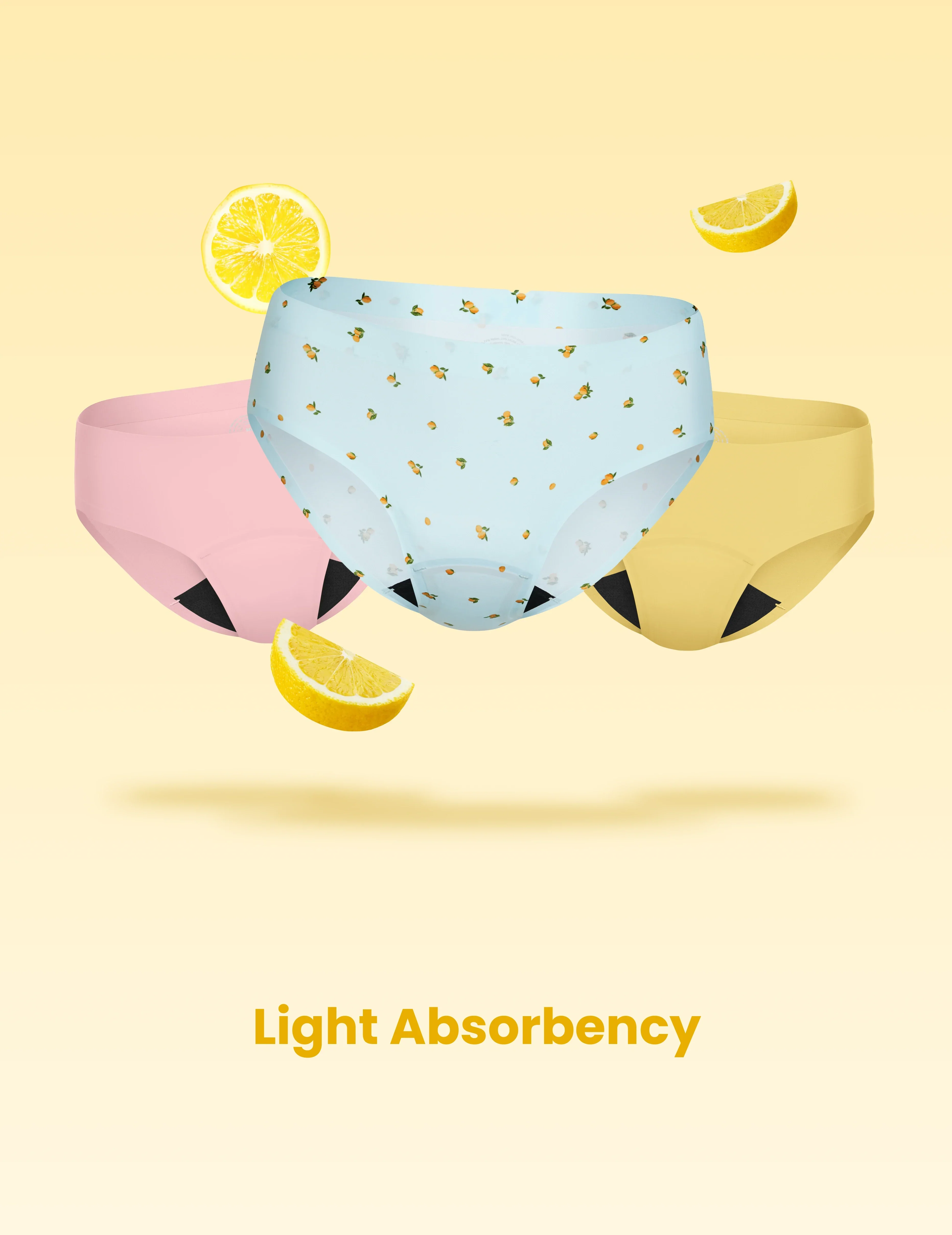 Teen Light Leakproof No-Show Bikini 3-Pack - Image 7