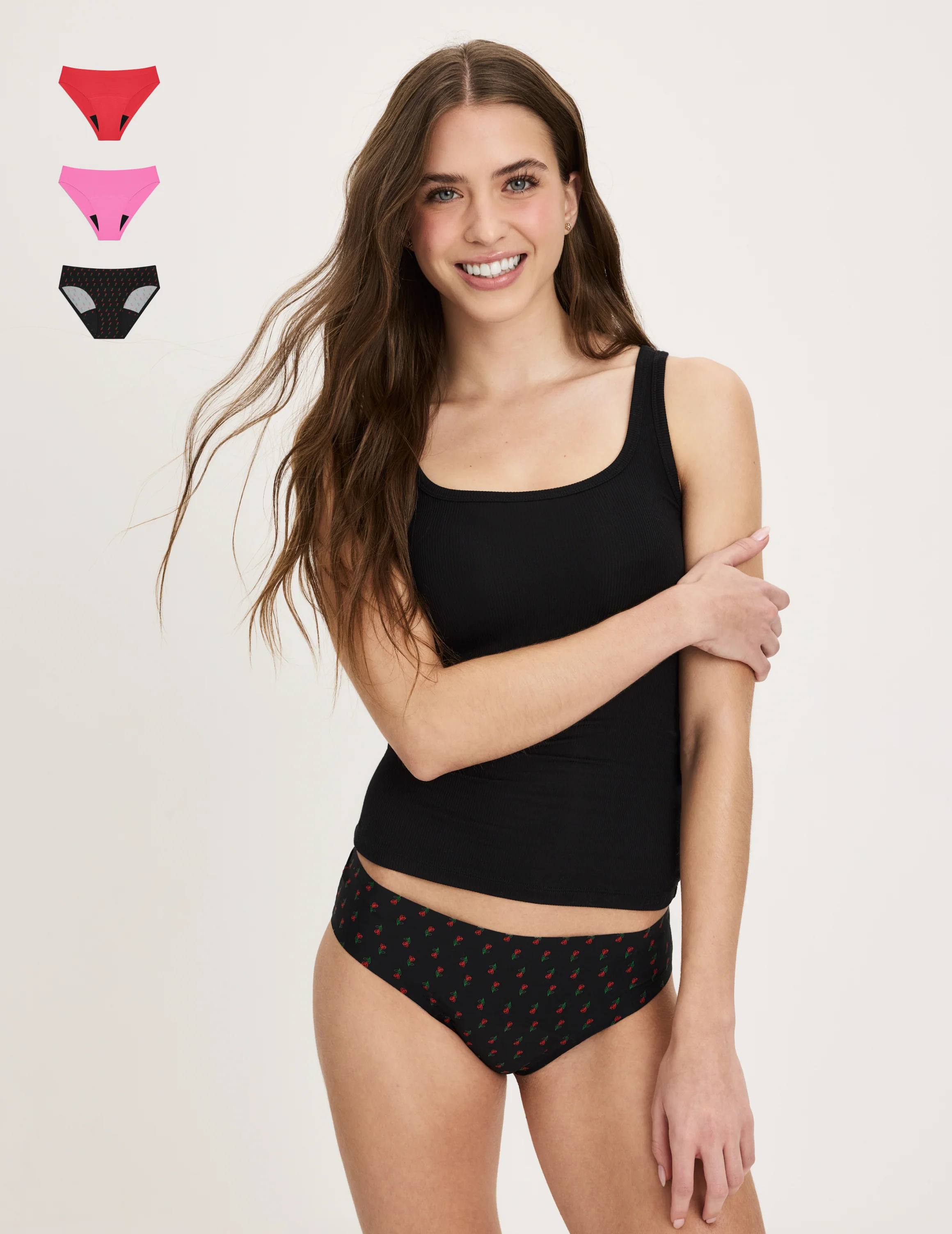 Teen Super Leakproof® No-Show Bikini 3-Pack - Image 12