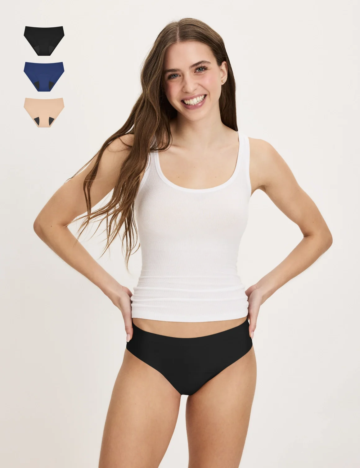 Teen Super Leakproof® No-Show Bikini 3-Pack - Image 5