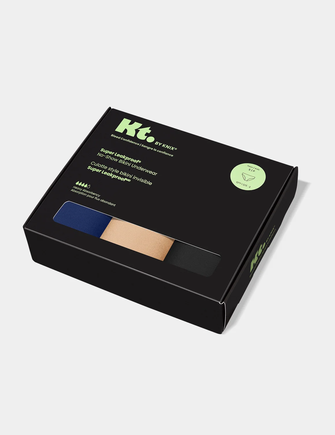 Teen Super Leakproof® No-Show Bikini 3-Pack - Image 9